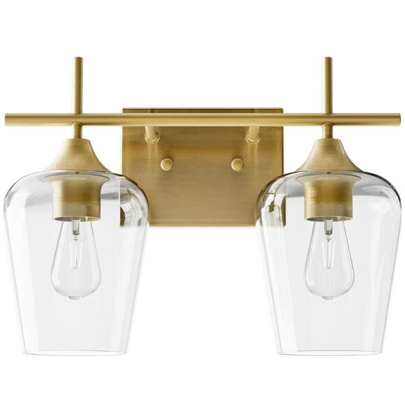 VONLUCE Bathroom Vanity Light, 2 Light Bathroom Light Fixture Over Mirror, Ba... - Picture 1 of 1